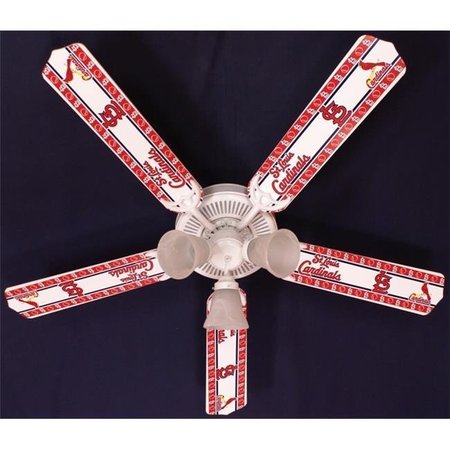 CEILING FAN DESIGNERS Ceiling Fan Designers 52FAN-MLB-STL MLB St. Louis Cardinals Baseball Ceiling Fan 52 In. 52FAN-MLB-STL